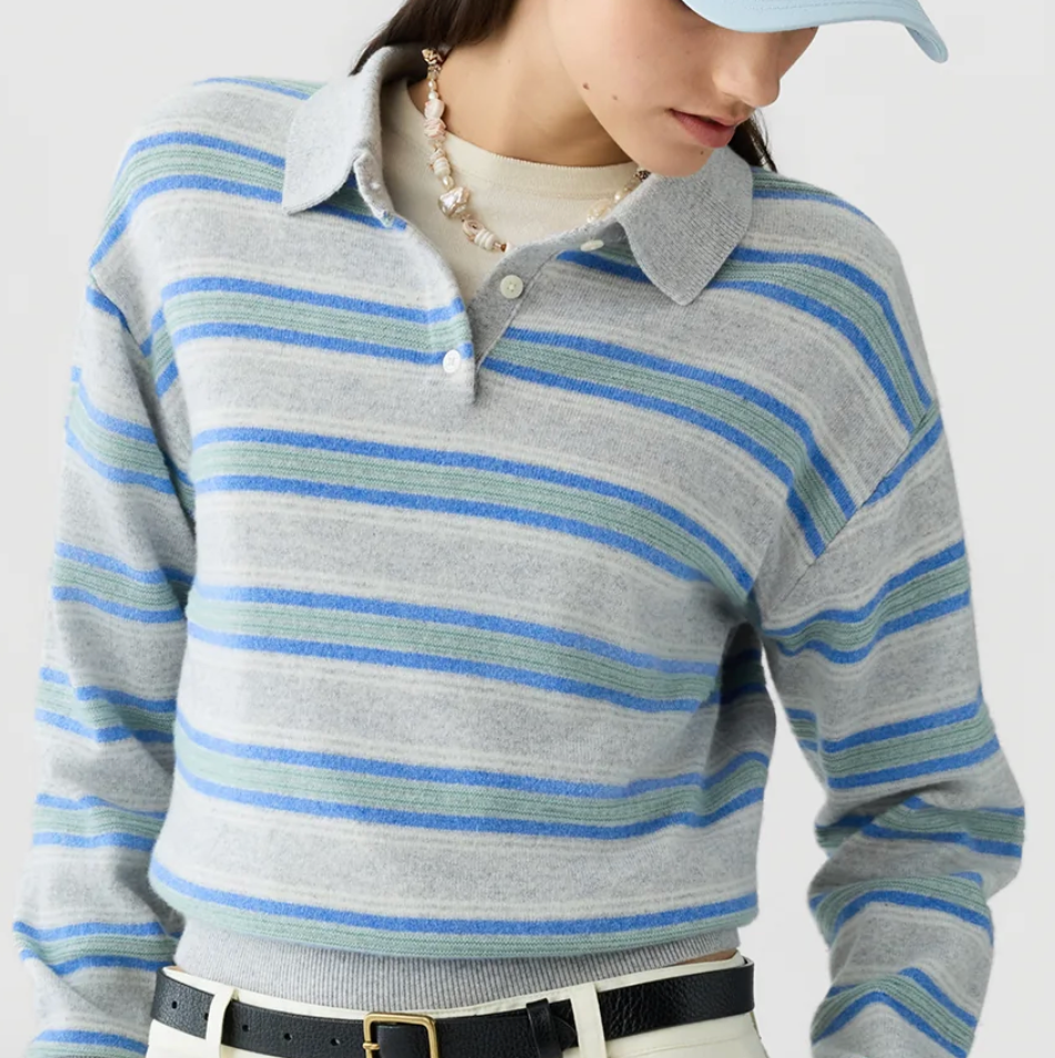 Collegiate Stripe Polo