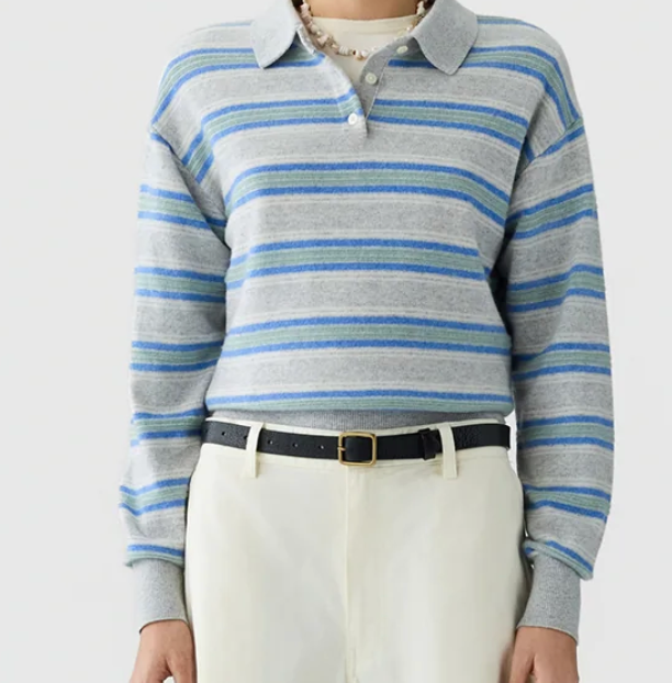 Collegiate Stripe Polo