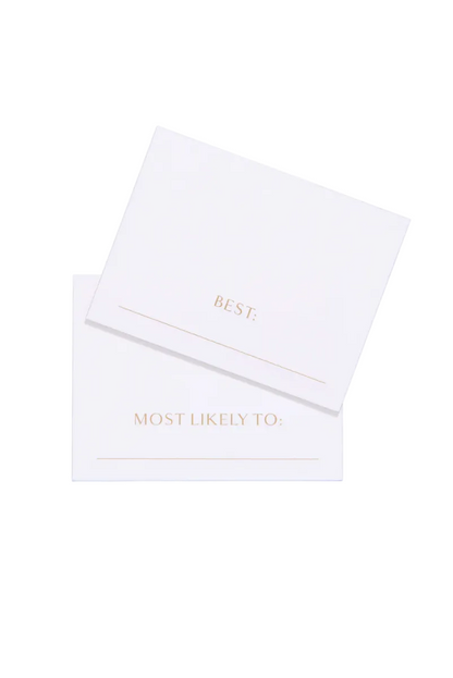 Place Cards - Superlatives