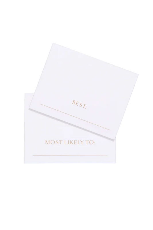 Place Cards - Superlatives