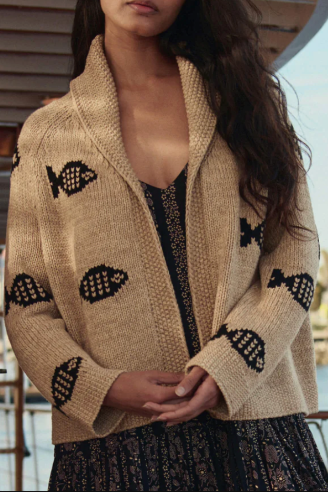 The Swimming Fish Lodge Cardigan