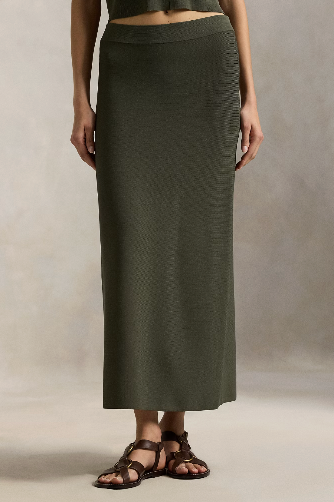 Sweater Midi Pencil Skirt