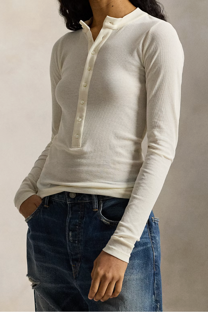 Crepe Rib Pullover Top