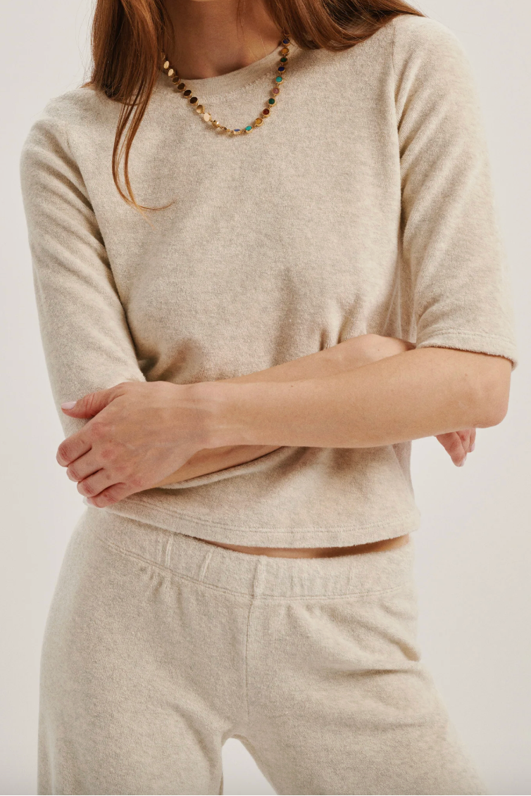 Corfu Elbow Sleeve Crew