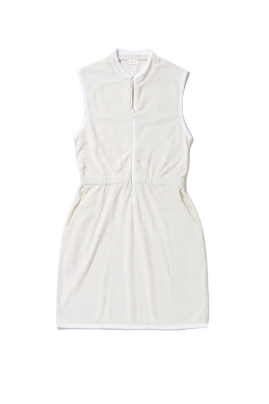 Terry Dress in Cream
