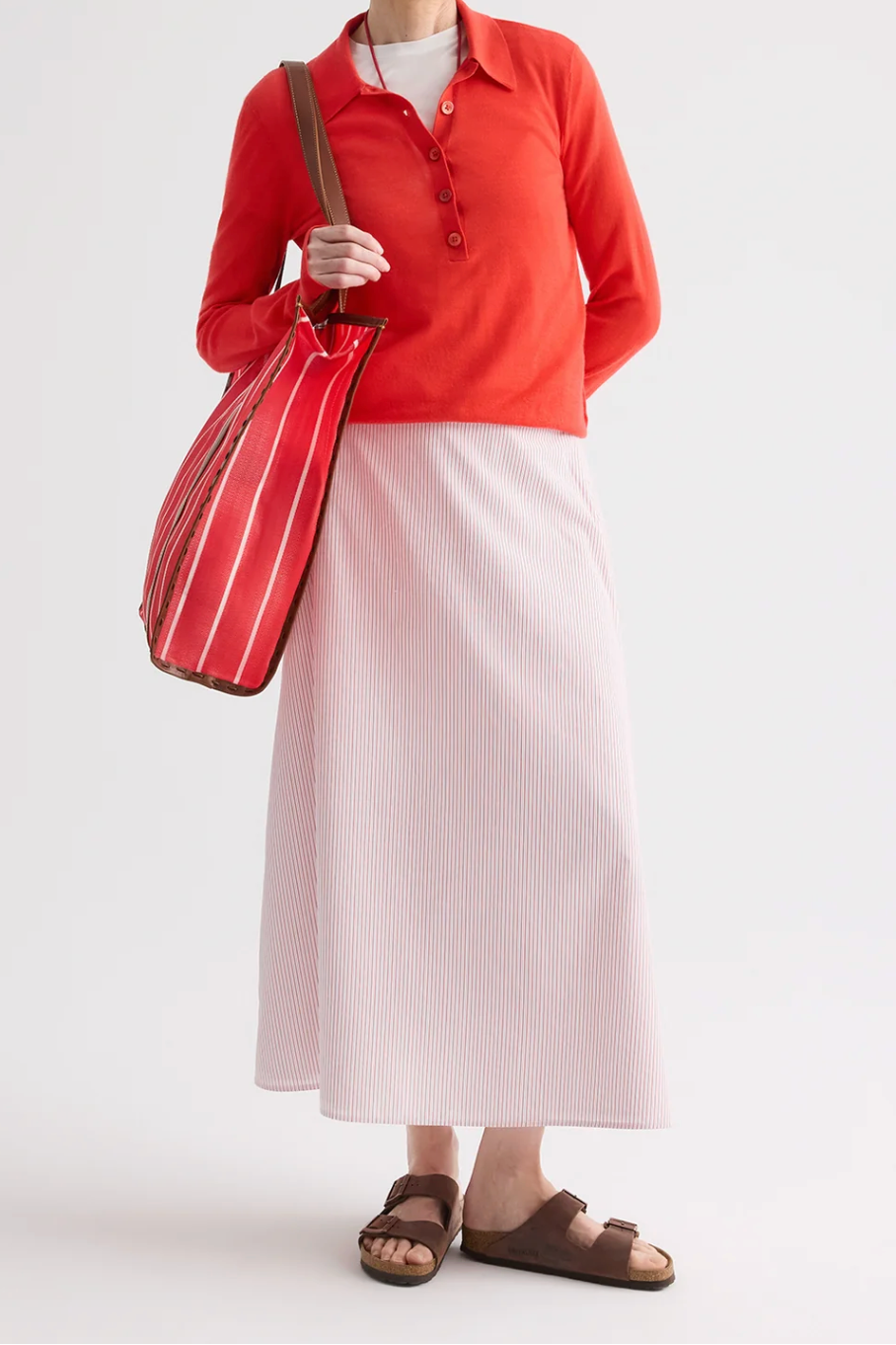 Uma Henley Sweater in Cashmere