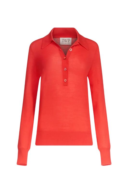 Uma Henley Sweater in Cashmere