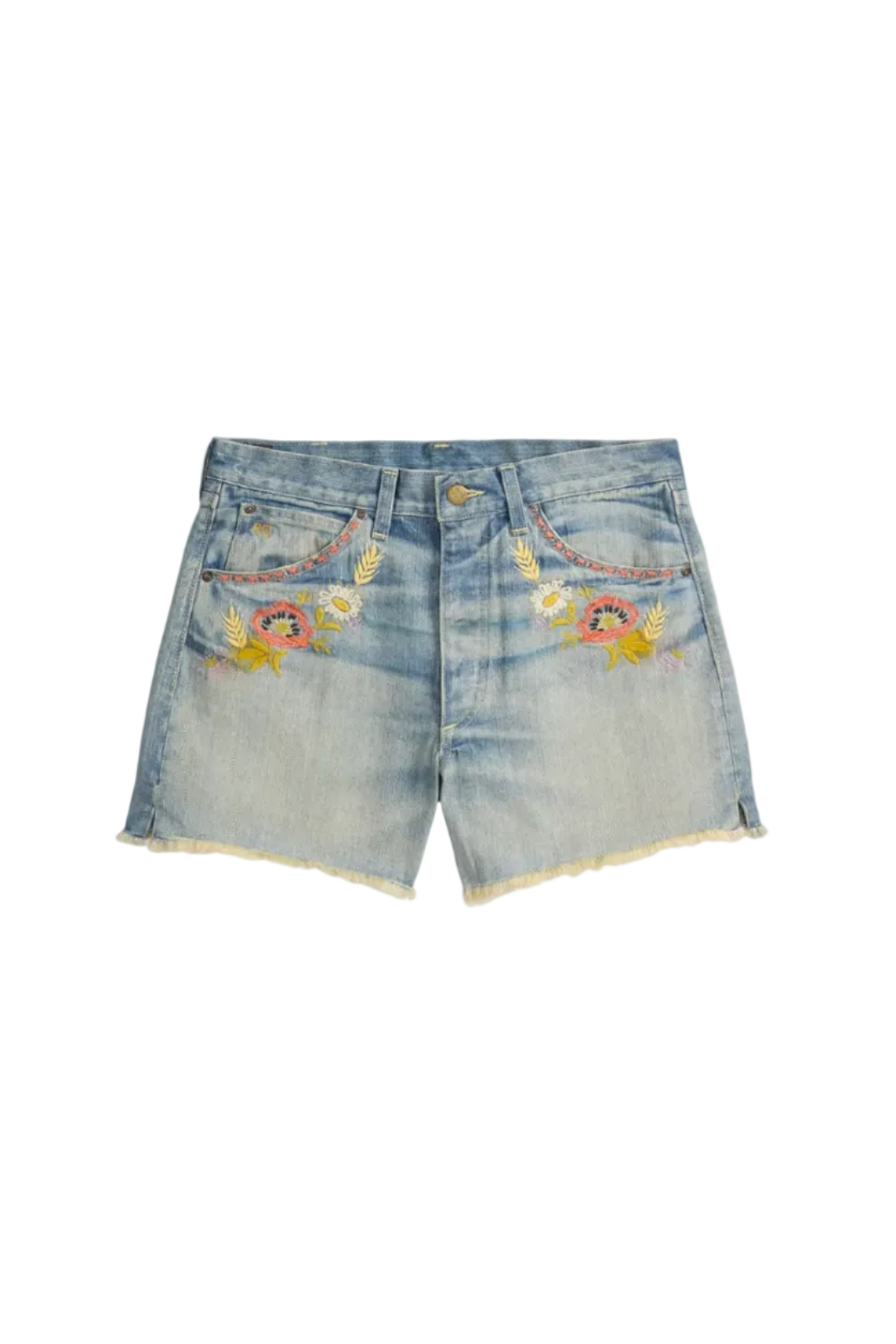 Floral Denim Short