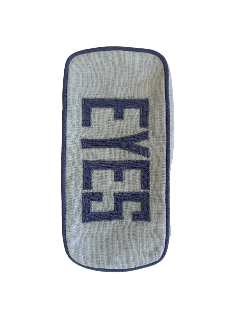 "EYES" Single Eyeglass Case