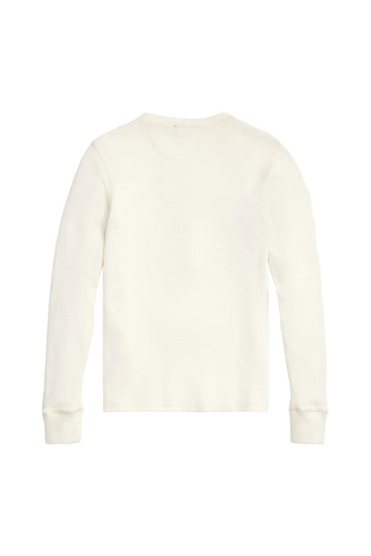 RRL Waffle-Knit Henley Shirt