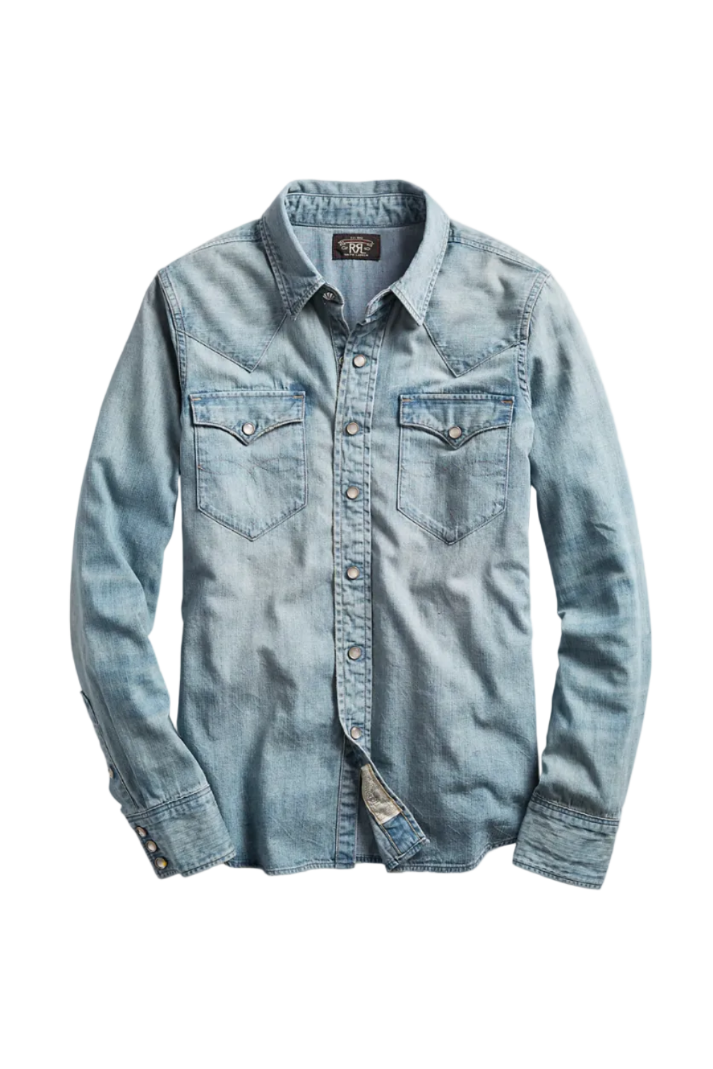 RRL Indigo Denim Western Shirt