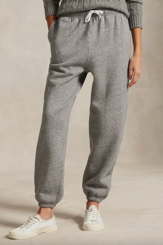 Drawstring Fleece Tracksuit Bottoms