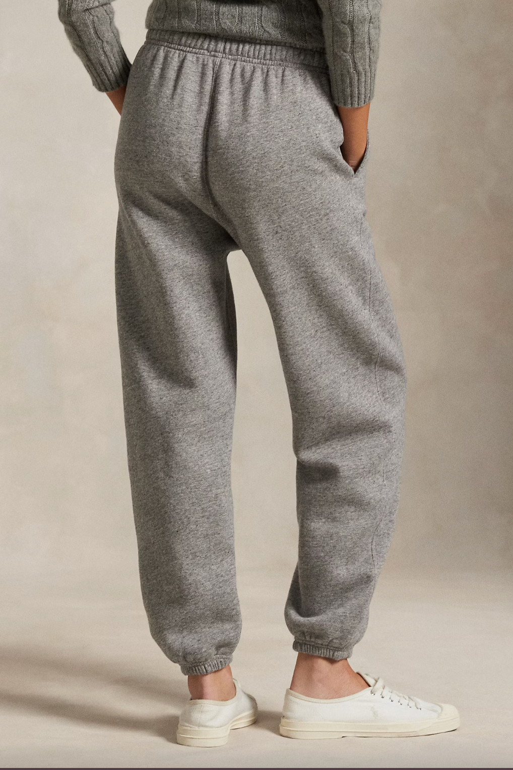 Drawstring Fleece Tracksuit Bottoms