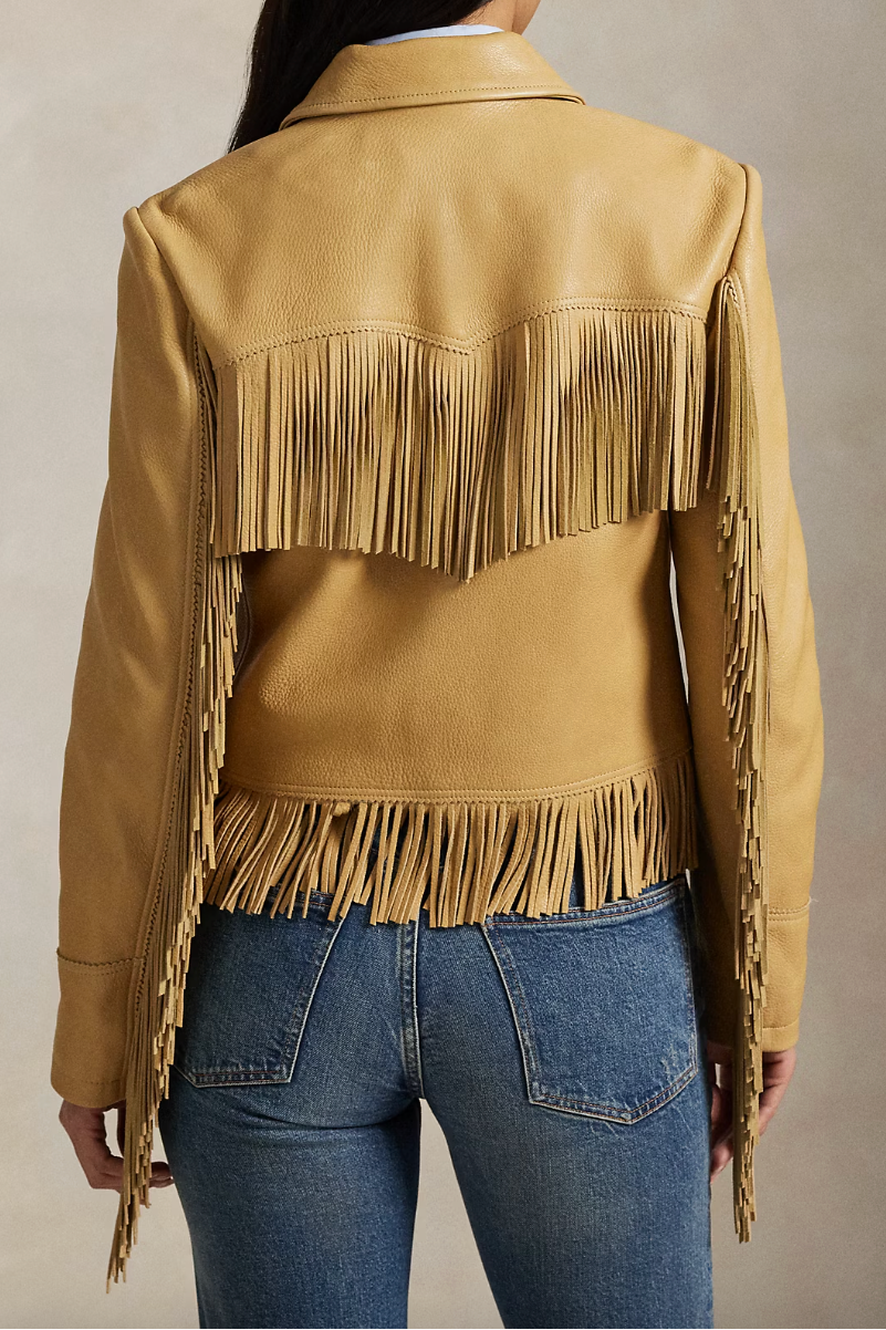 Fringe Leather Jacket