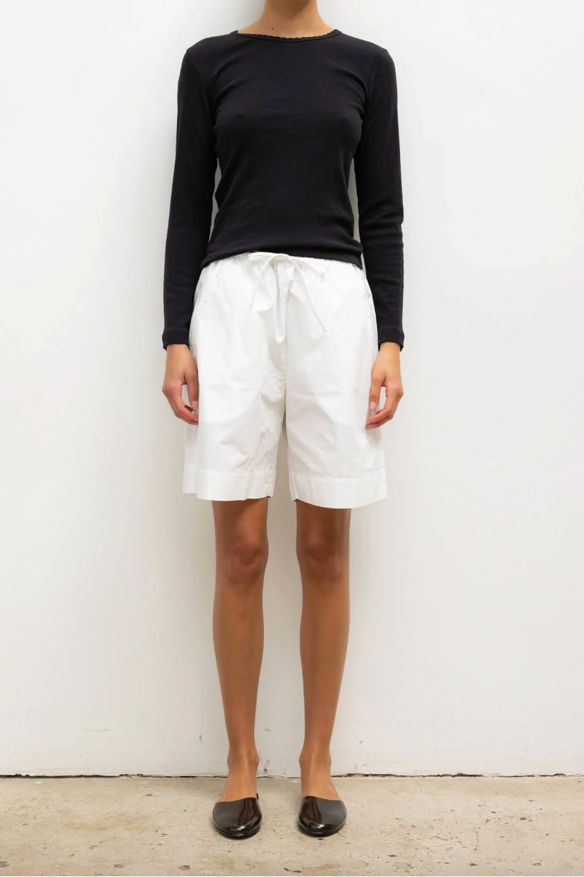Pointelle Slim Fit Long Sleeve