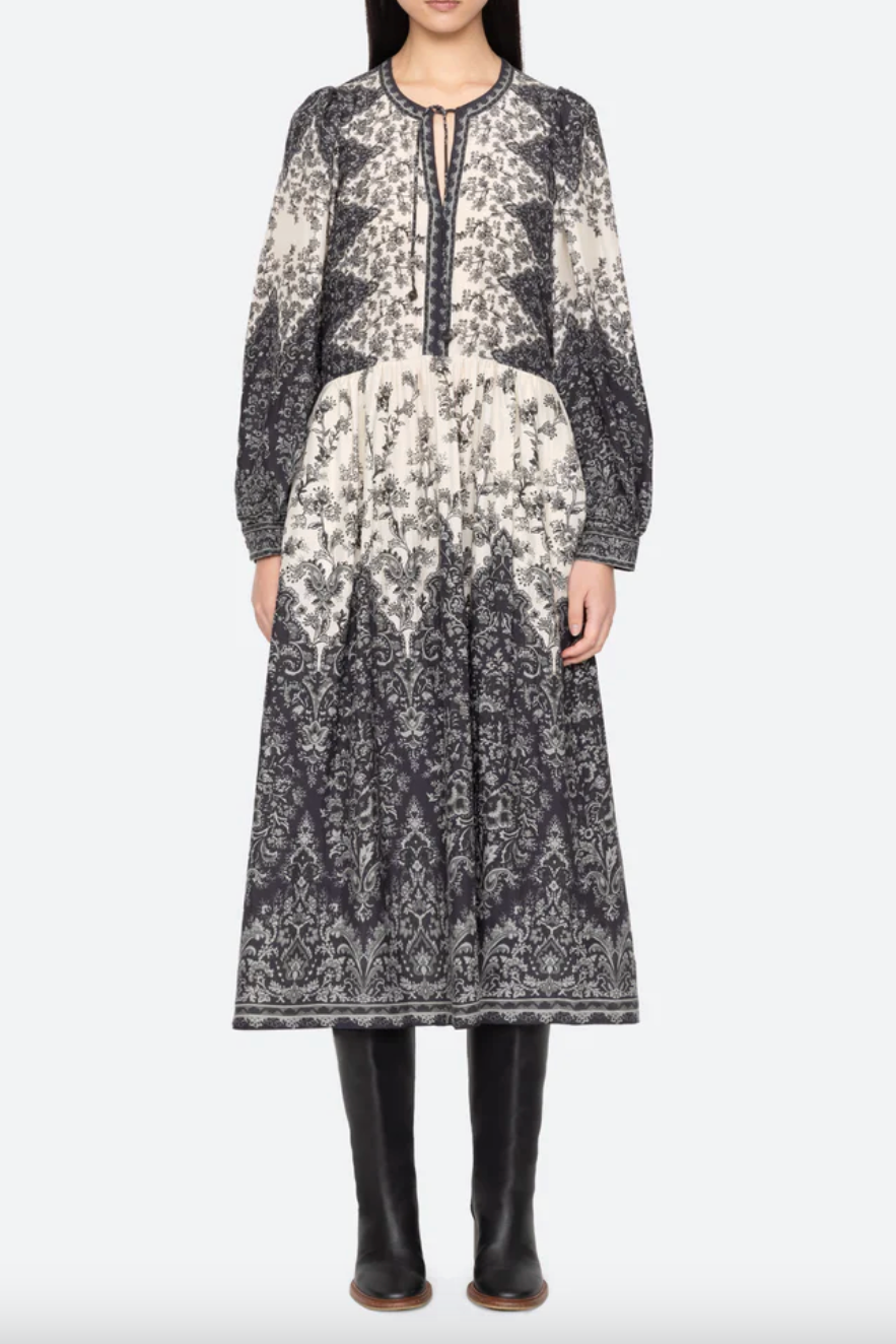 Hedra Print Longsleeve Dress