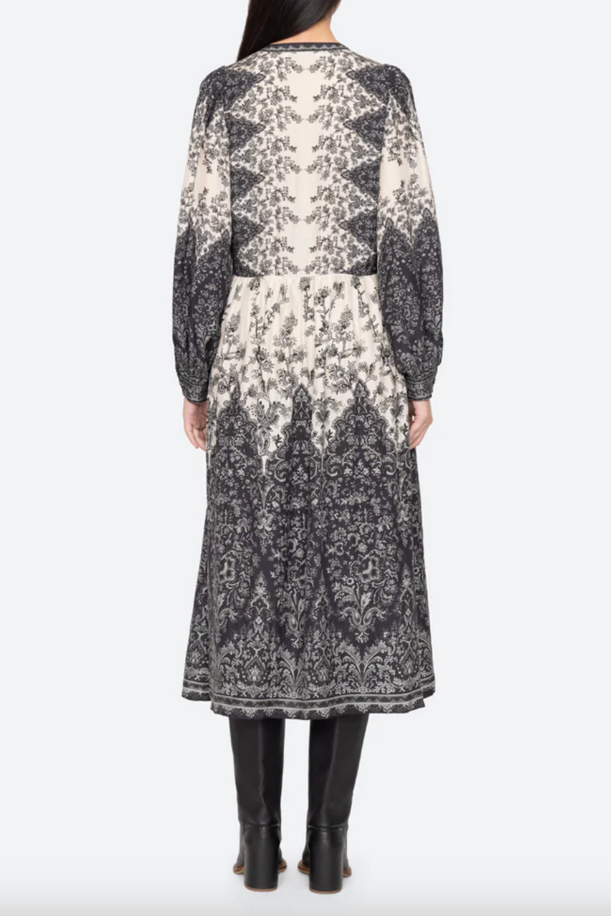 Hedra Print Longsleeve Dress