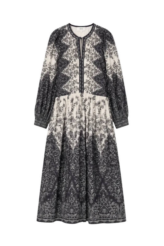 Hedra Print Longsleeve Dress