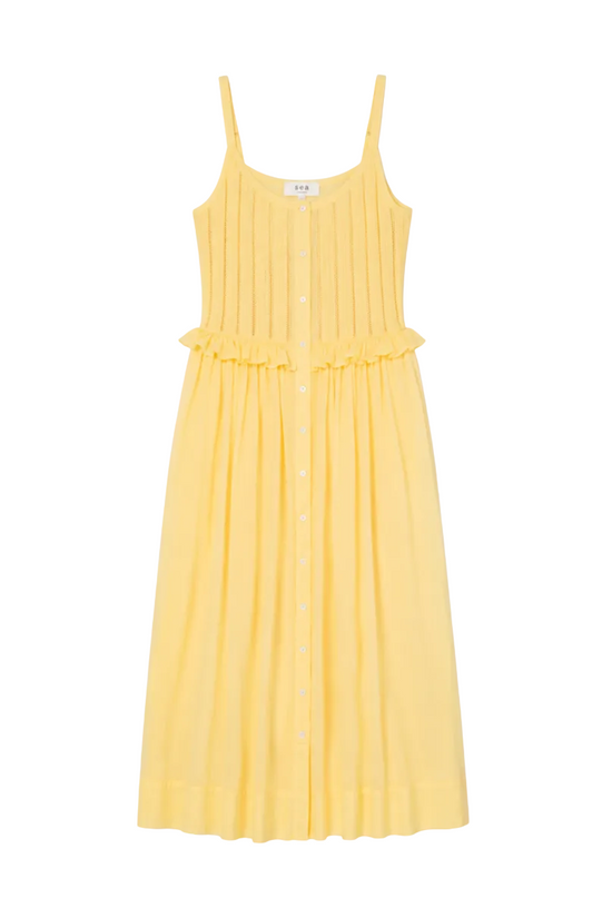 Alberte Solid Tank Dress
