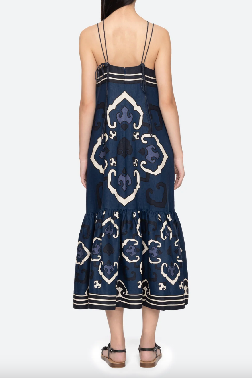 Blaise Print Spaghetti Strap Dress