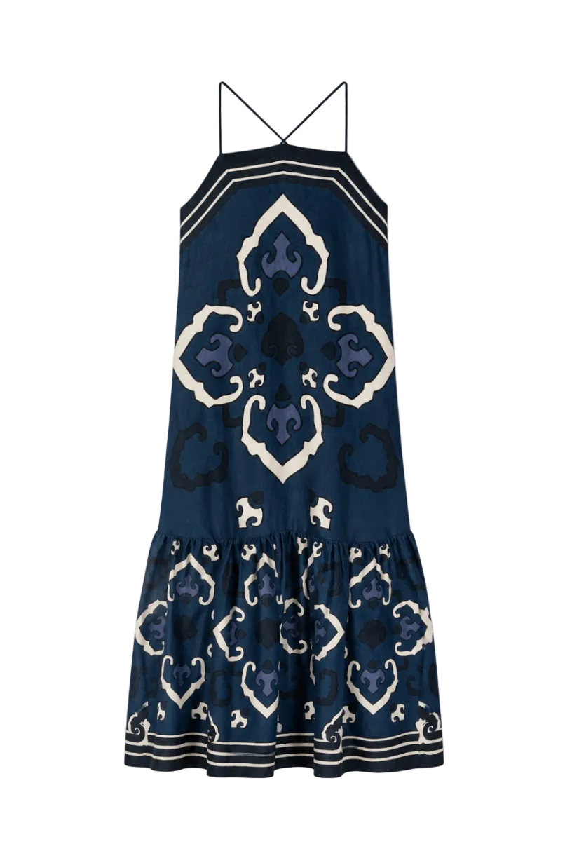 Blaise Print Spaghetti Strap Dress