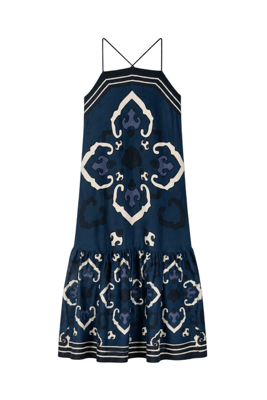 Blaise Print Spaghetti Strap Dress