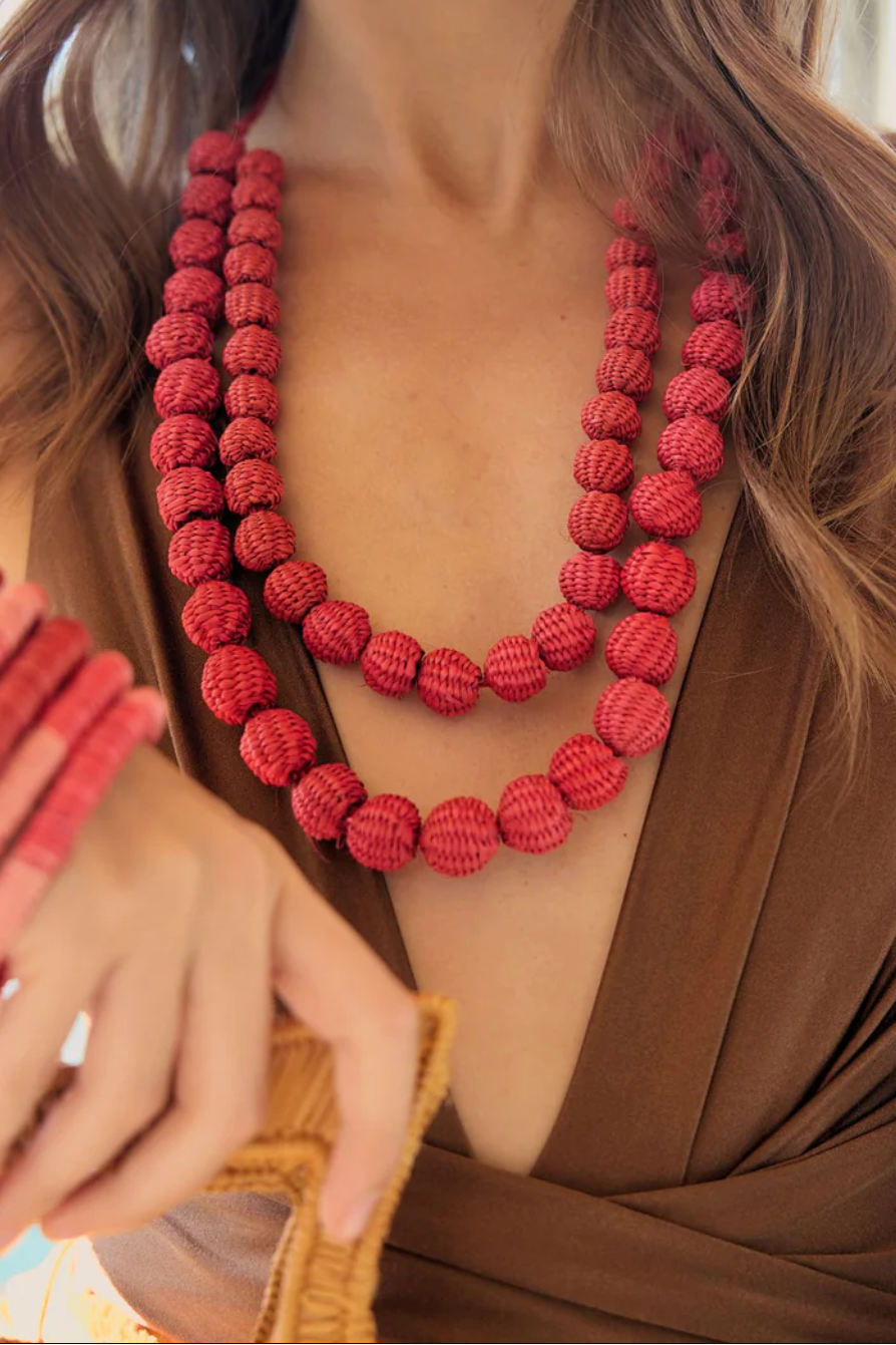 Double Strand Bolitas Necklace