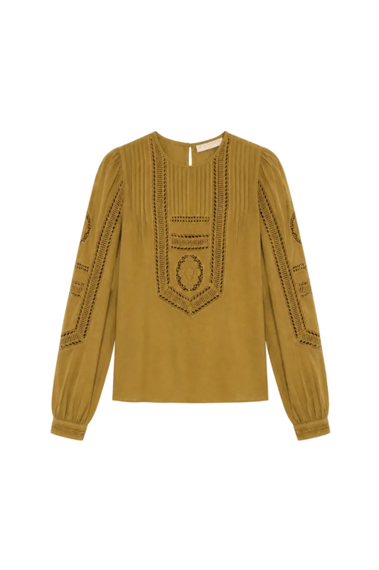 Marlowe Long Sleeve Cotton Top