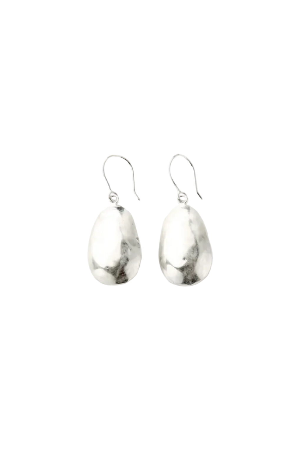 Silver PSTM Afghanistan Kushan Farhat Single Drop Earrings