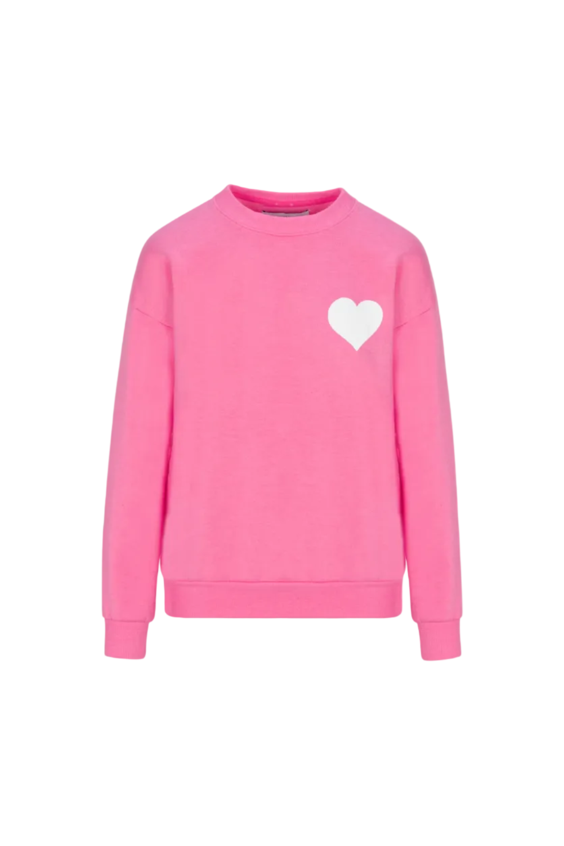 Heart Sweatshirt in Peony