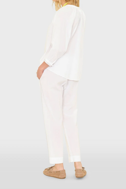Draper Pant in White Sand