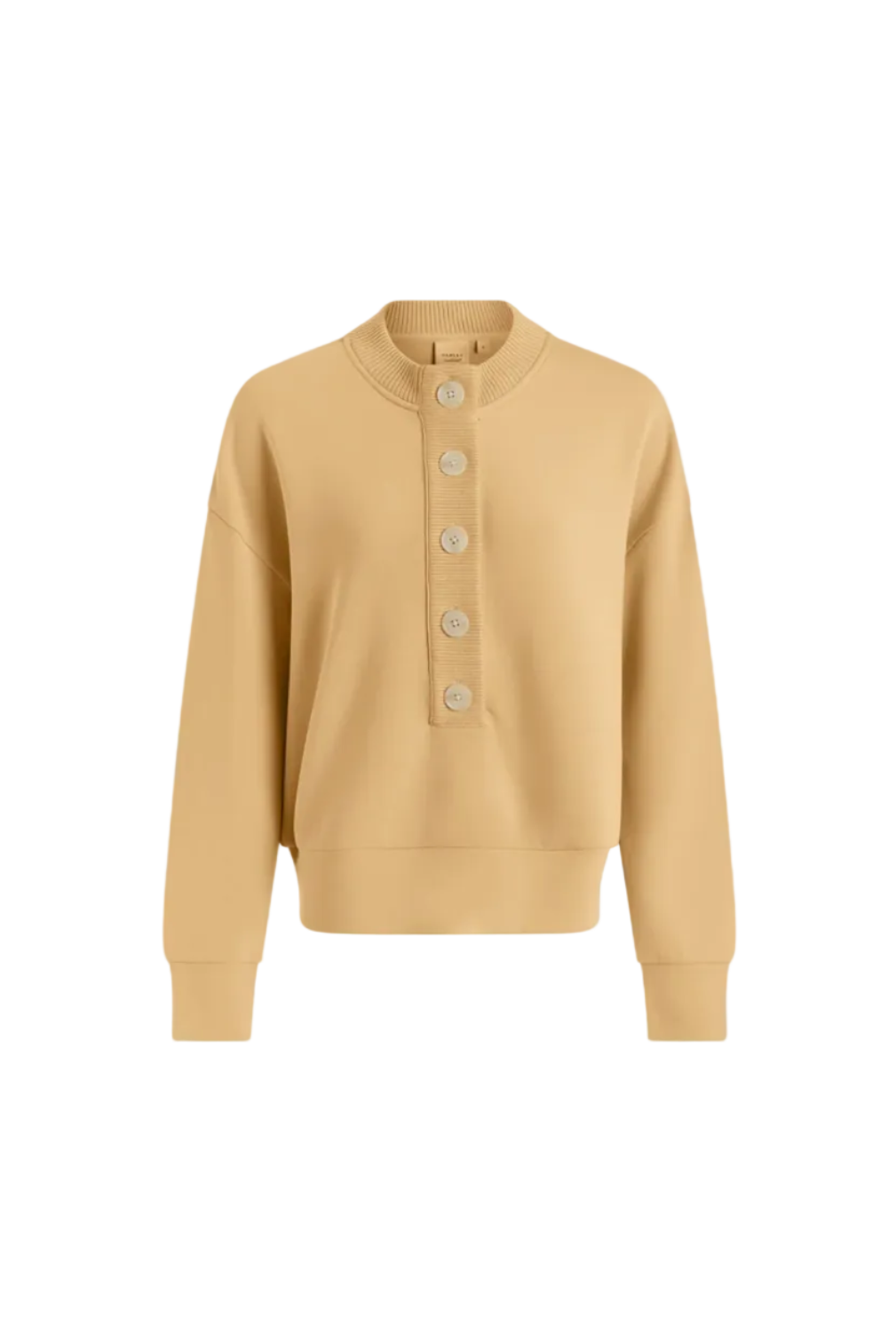 Reena Button Front Sweat
