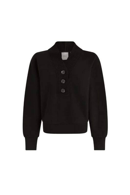 Lucine Button Sweat