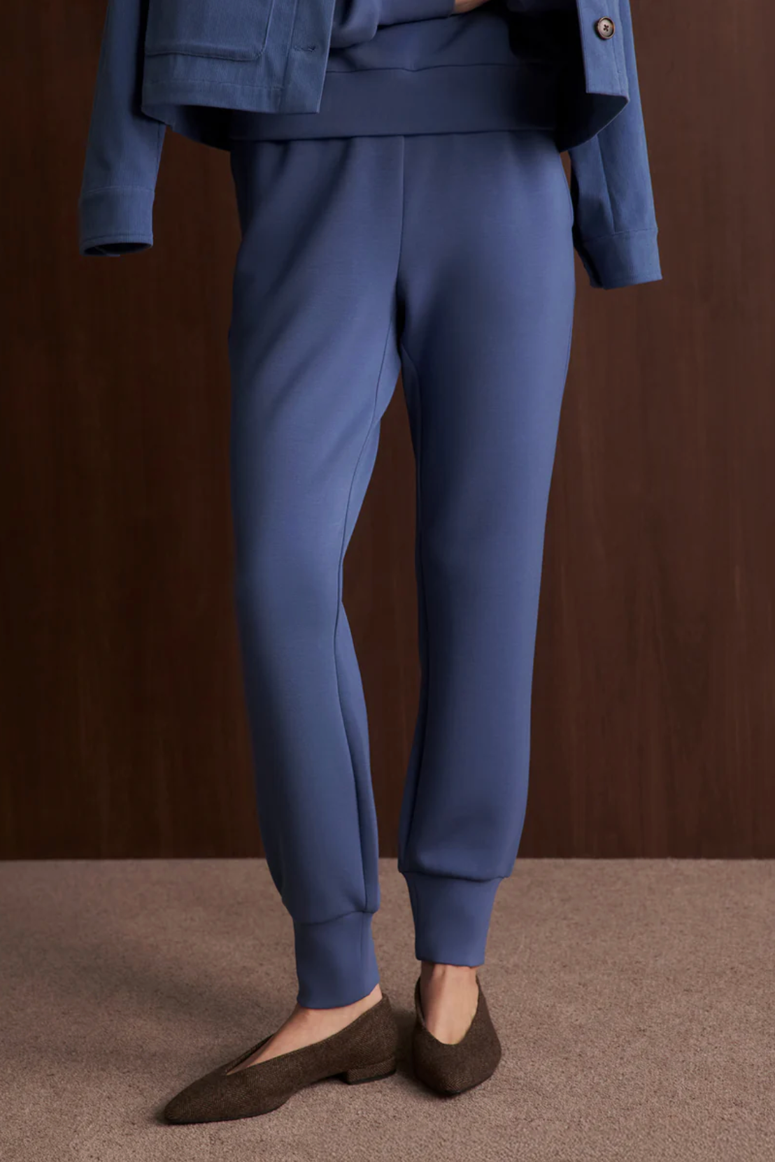 The Slim Cuff Pant 27.5" in Bijou Blue