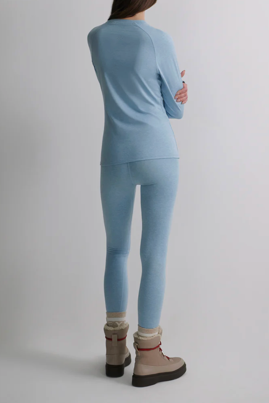 Always Warm Base Layer Legging in Glacier Marl