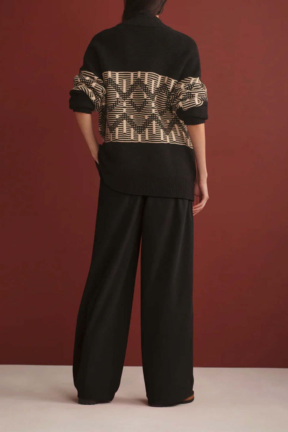 Linnea Fairisle Knit Jacket