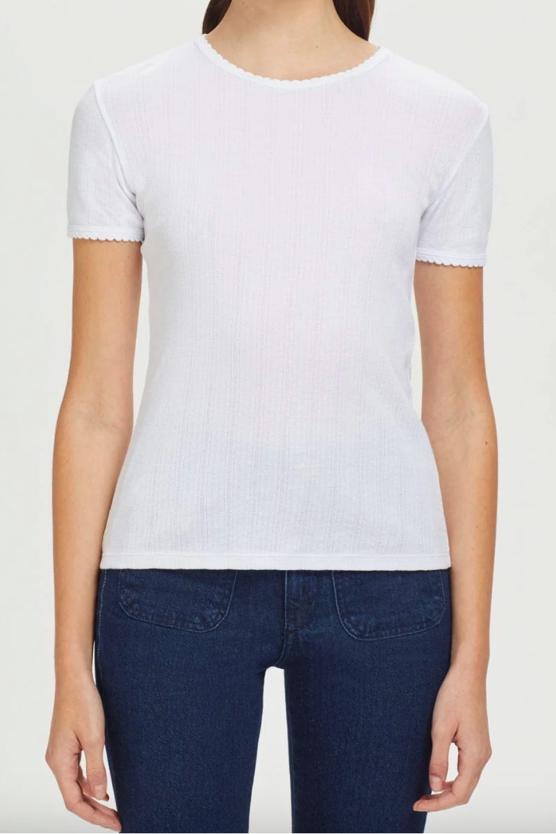Pointelle T Shirt