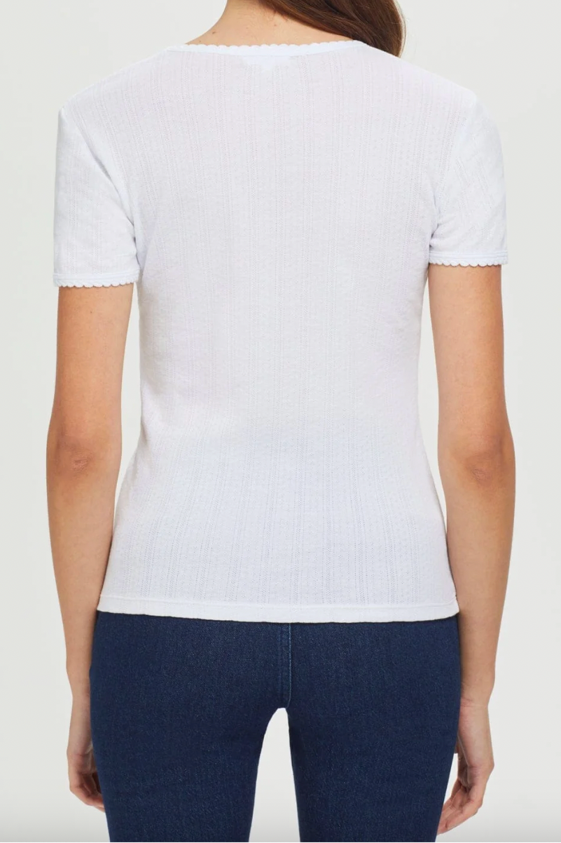 Pointelle T Shirt