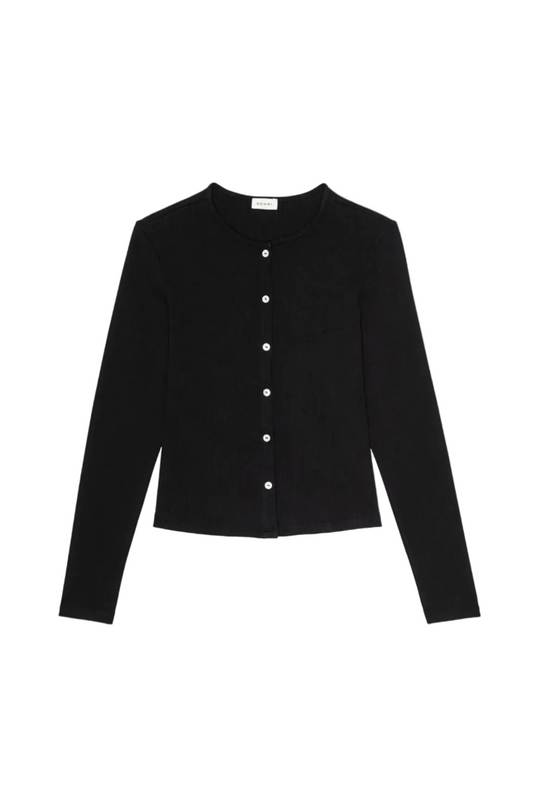 Rib Cardi Top