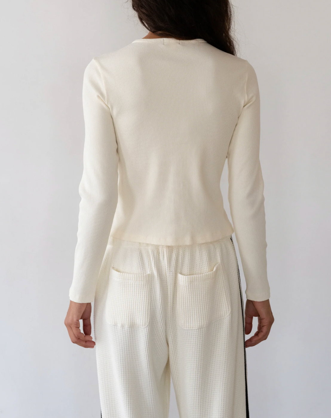 Rib Cardi Top