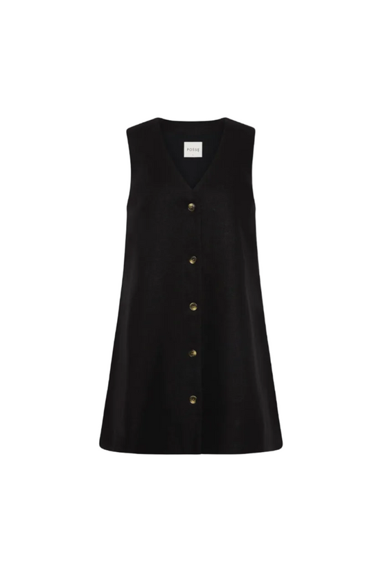 Nancy Mini Dress in Black