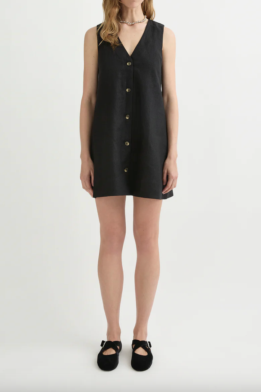 Nancy Mini Dress in Black