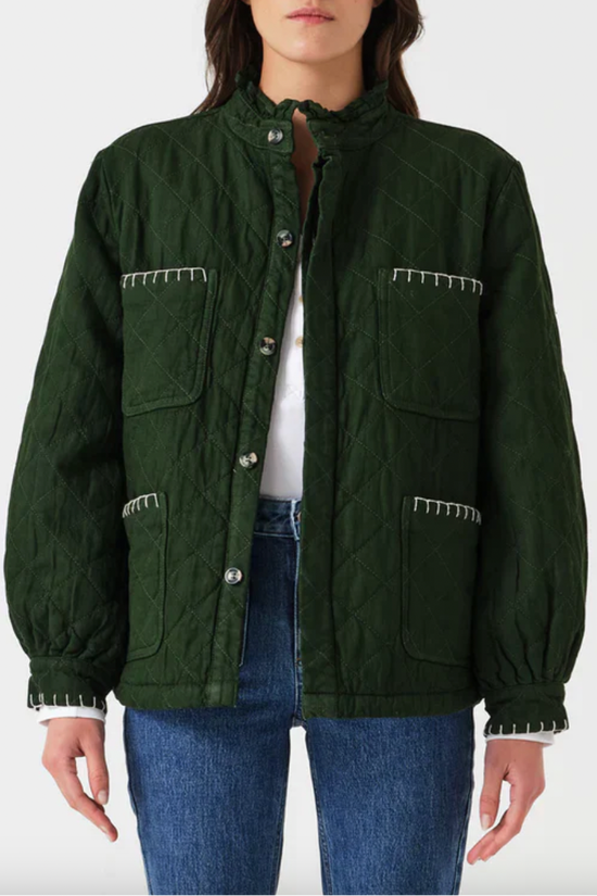 Quilted Pablo Jacket in Dark Pine