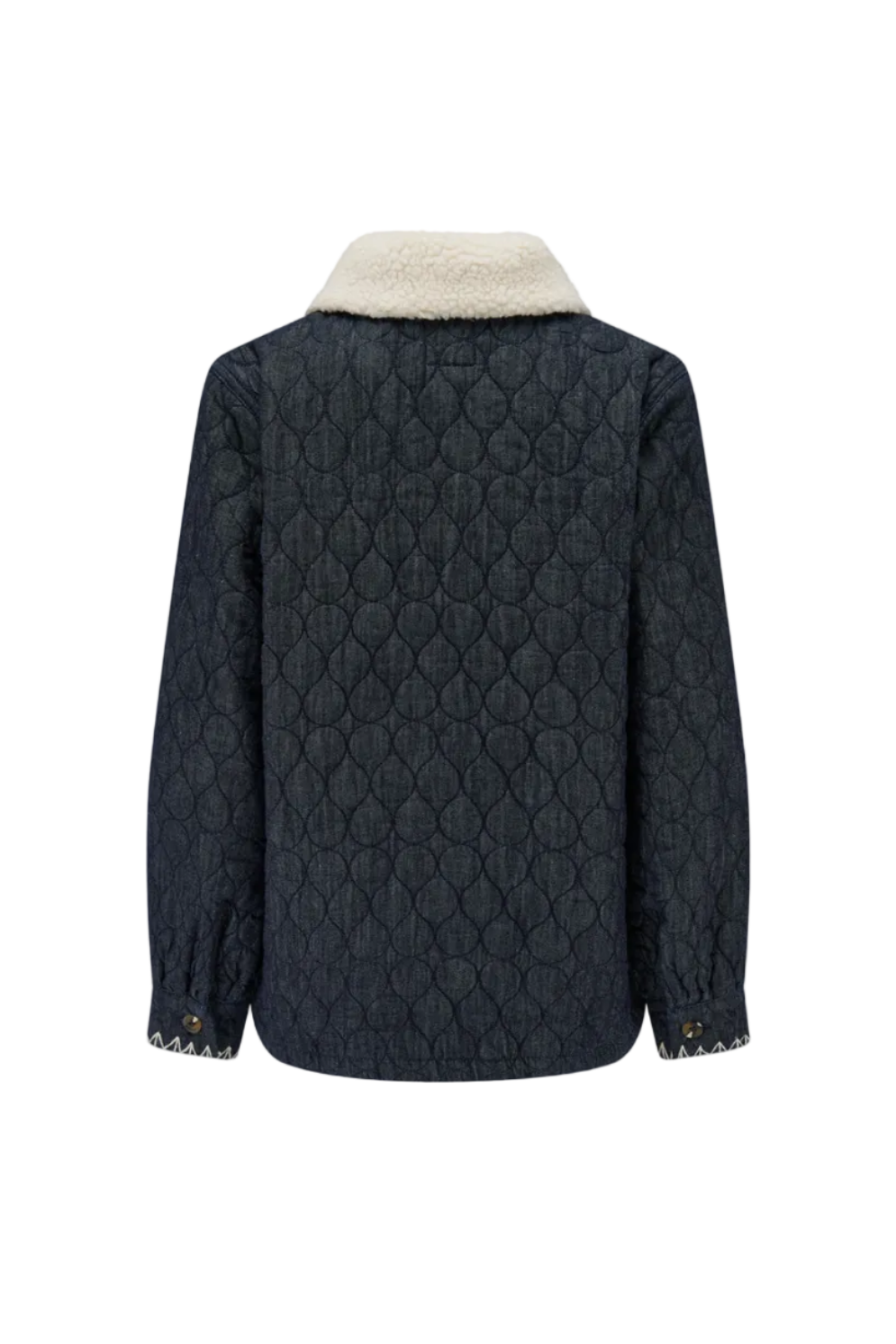 Frida Sherpa Collar Quilted Jacket