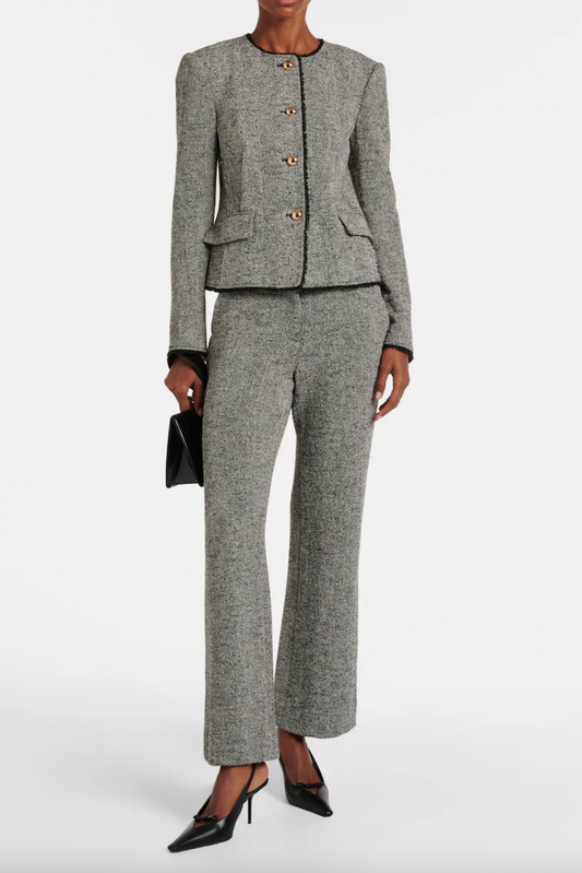 Ivie Herringbone Blazer