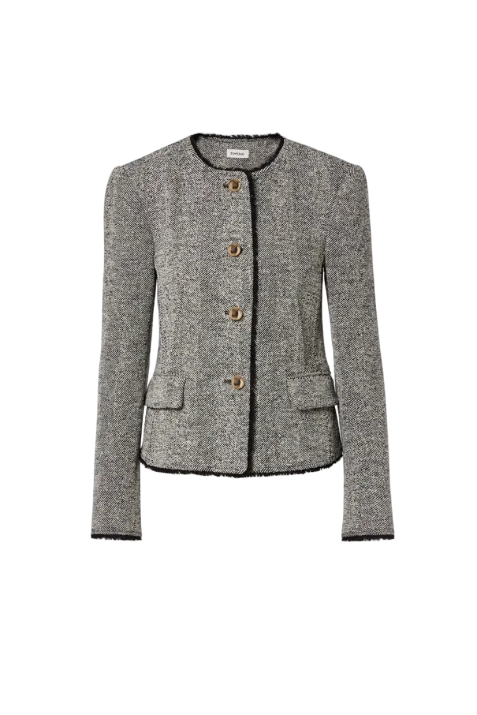 Ivie Herringbone Blazer