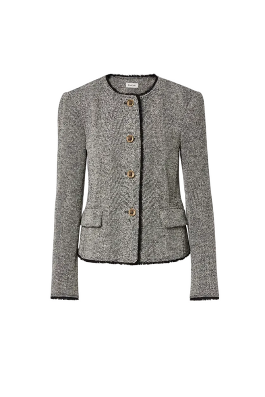 Ivie Herringbone Blazer