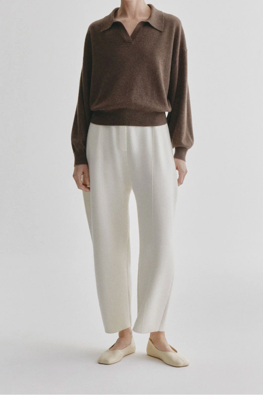 Katriel Sweater in Dark Truffle