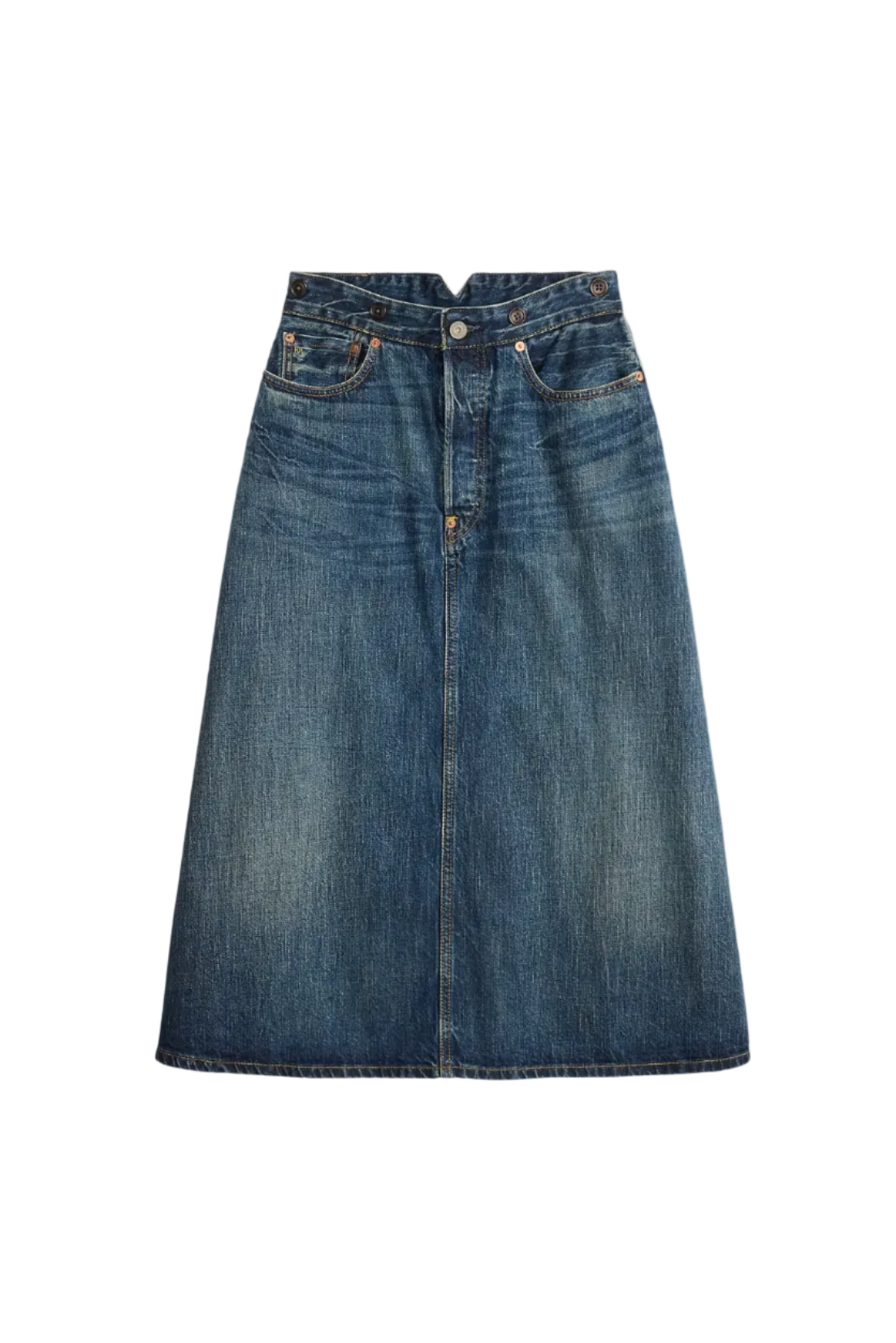 Indigo Selvedge Denim Skirt