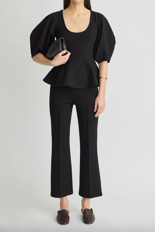 Ponte Rene Pull On Pant in Black